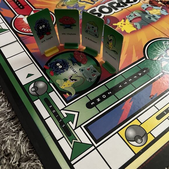 Pokemon Vintage 2000 Sorry Board Game Toy Gotta Catch Em All! Pikachu Pika - Picture 4 of 16